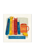 Woodmansterne Father's Day card with tea and biscuits design - British product