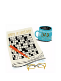 Woodmansterne crossword puzzle Father's Day card (British brand)