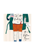 Woodmansterne Dad Bod Father's Day card (British brand)