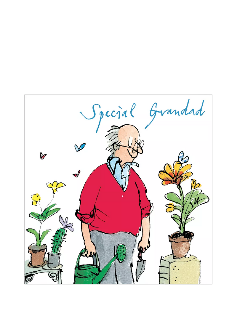 Woodmansterne Father's Day gardening card for grandad - British product