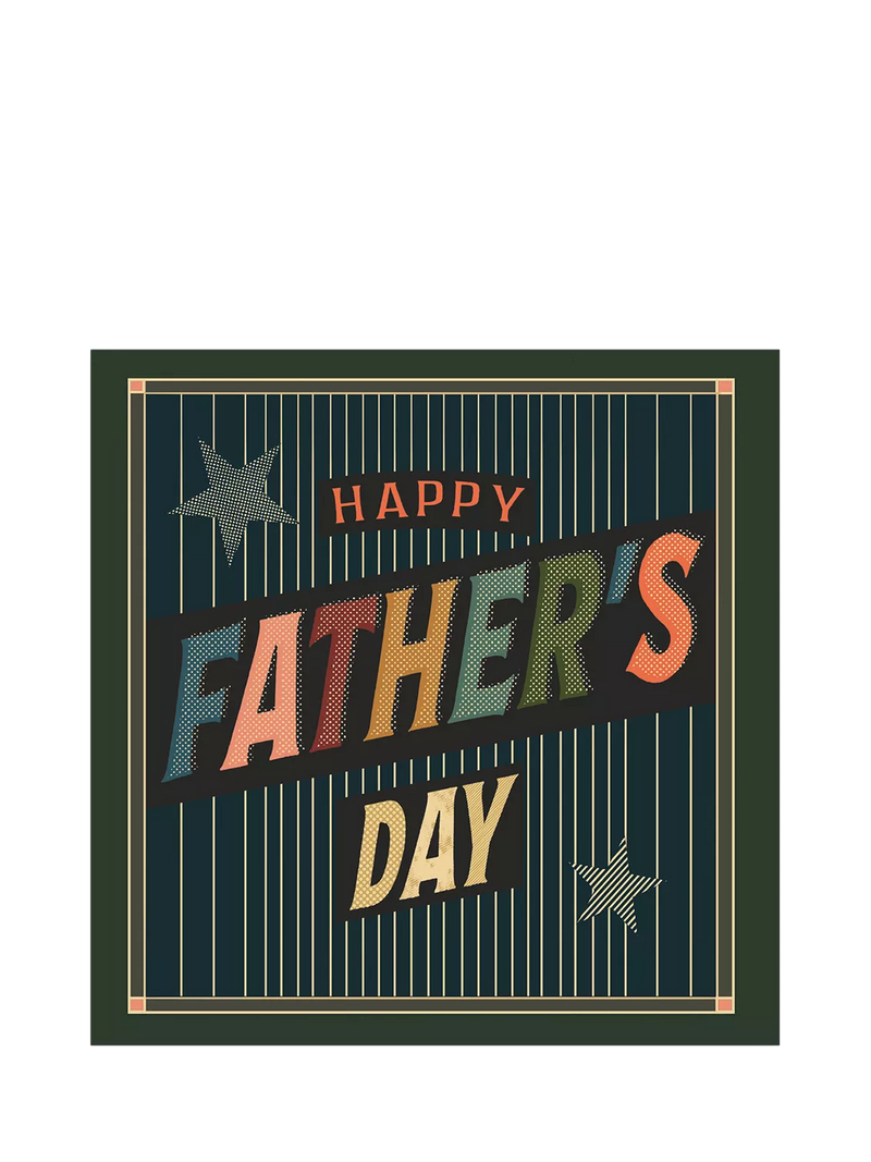 Woodmansterne Happy Father's Day card, imported from the UK
