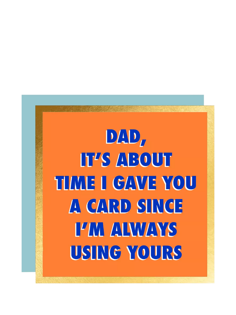Eleanor Stuart Father's Day card blank inside, imported from the UK