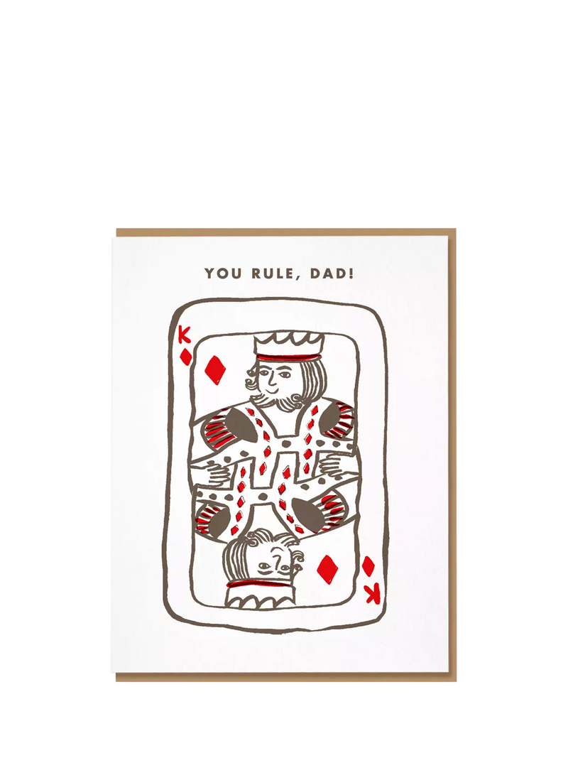 Nineteen Seventy Three King Of Diamonds card, imported from the UK