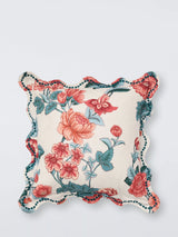 John Lewis John Lewis x Sanderson Boxwood Floral Scatter Cushion 50cm x 50cm- Buy online at McGrocer