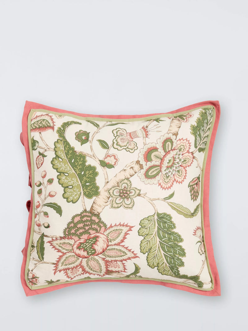John Lewis x Sanderson cushion white multi 43cm - British product