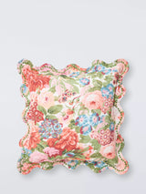 John Lewis John Lewis x Sanderson Rose and Peony Peach Scatter Cushion 50cm x 50cm- Buy online at McGrocer