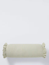 John Lewis John Lewis x Sanderson Sweet Pea Bolster Cushion, Green, 20cm x 58cm- Buy online at McGrocer