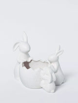 John Lewis John Lewis Bunny Ceramic Bowl, White- Buy online at McGrocer