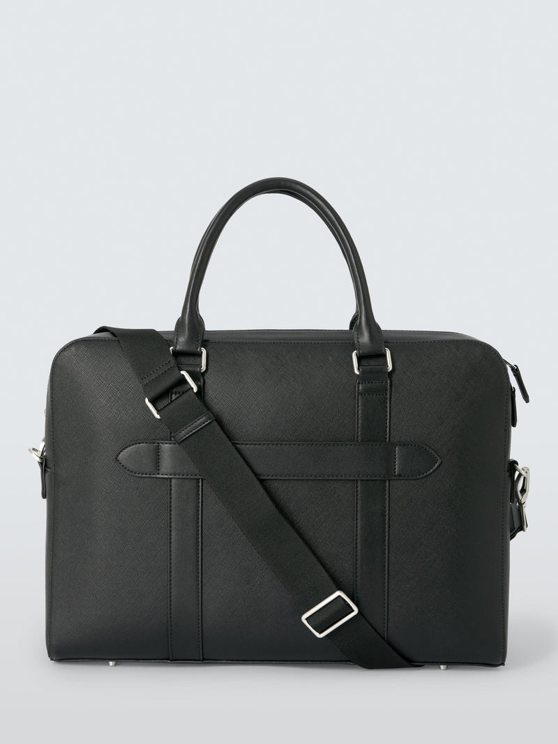 John Lewis Zurich Zipped Briefcase Black - British product