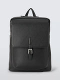 John Lewis Zurich zipped black backpack (British brand)