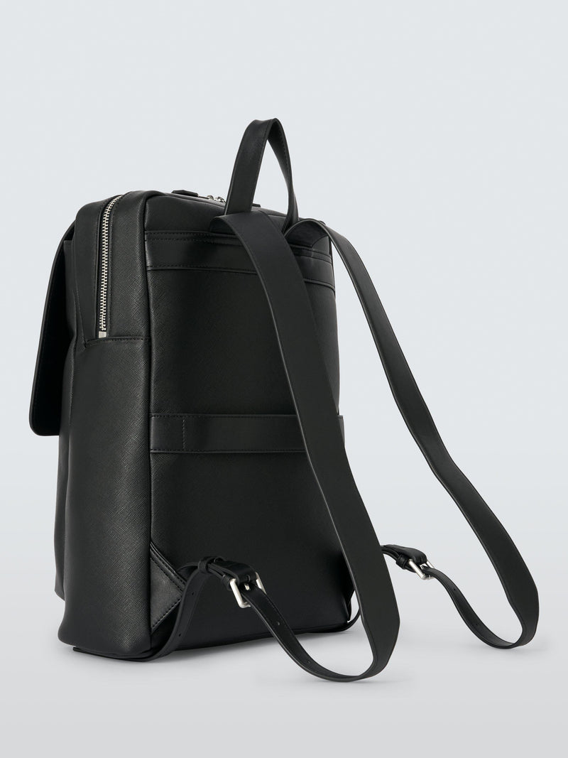 John Lewis Zurich zipped black backpack (British brand)