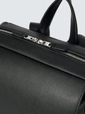 John Lewis Zurich zipped black backpack (British brand)