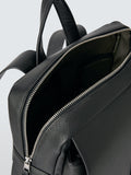John Lewis Zurich zipped black backpack (British brand)