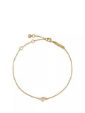 Ted Baker gold-tone crystal heart adjustable bracelet (British brand)