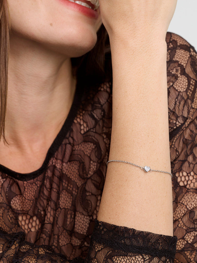 Ted Baker bracelet Halle mini crystal heart adjustable, UK version