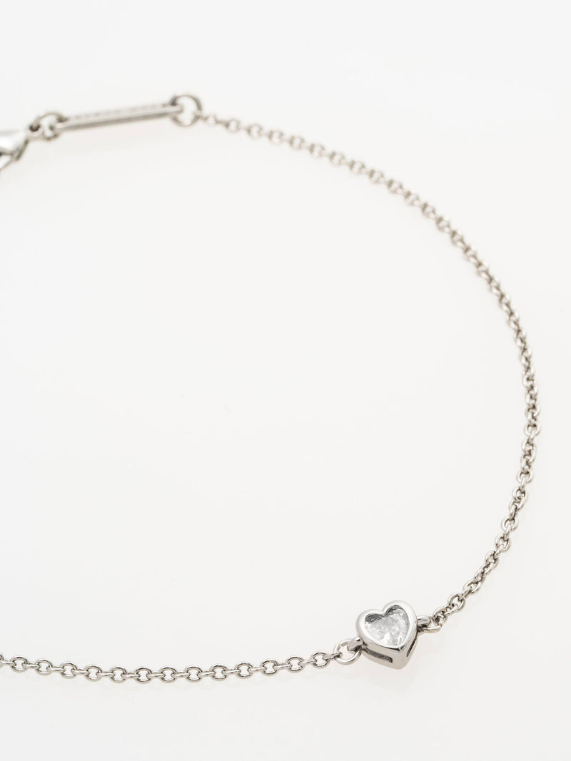 Ted Baker bracelet Halle mini crystal heart adjustable, UK version
