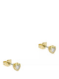 Ted Baker mini crystal heart stud earrings (British brand)
