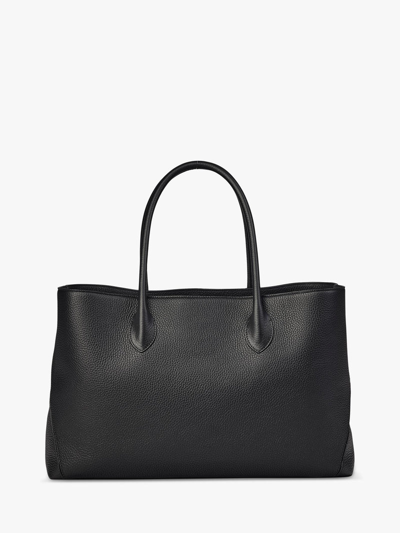 Aspinal of London leather tote bag black (British brand)