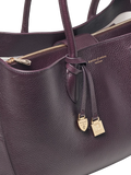 Aspinal of London leather tote bag with Bee charms (British brand)