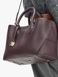 Aspinal of London Navy Midi tote bag, imported from the UK