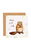 Dam Good Dad Father's Day card by Louise Mulgrew Designs (British brand)