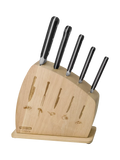 Tramontina Century Oak 6-piece knife block set (British brand)
