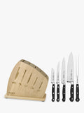 Tramontina Century Oak 6-piece knife block set (British brand)