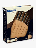 Tramontina Century Oak 6-piece knife block set (British brand)