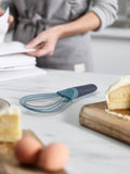 Joseph Joseph 2-in-1 silicone whisk in blue (British brand)