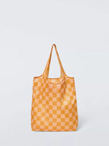 John Lewis John Lewis Amber Check Polyester Reusable Pouch Bag- Buy online at McGrocer