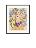 John Lewis framed floral print peonies 62x52cm - British product