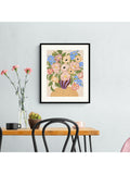 John Lewis framed floral print peonies 62x52cm - British product