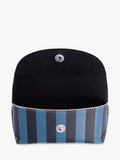 Gardner stripe faux leather glasses case, imported from the UK