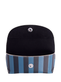 Gardner stripe faux leather glasses case, imported from the UK