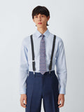 John Lewis spot pattern narrow braces black - British product