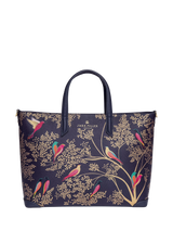 John Lewis Sara Miller Smokey BlueBirds Medium Tote Bag- Buy online at McGrocer