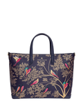 Sara Miller medium tote bag smokey bluebirds (British brand)