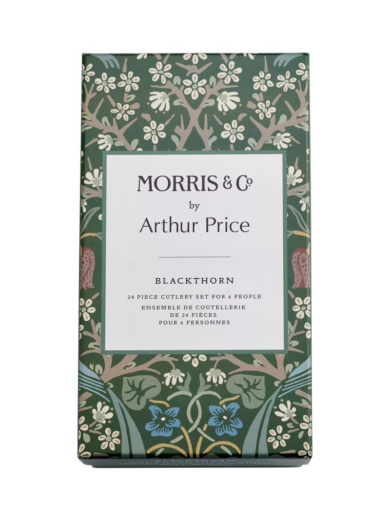 Morris & Co. Blackthorn cutlery set 24 piece, imported from the UK