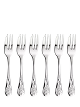 John Lewis Morris & Co. Arthur Price Blackthorn Stainless Steel Pastry Forks, Set of 6- Buy online at McGrocer