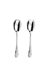 John Lewis Morris & Co. by Arthur Price Blackthorn Stainless Steel Salad Serving Spoon & Fork Set 23.7cm- Buy online at McGrocer