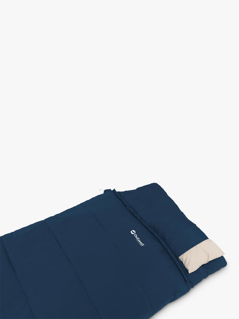 Outwell Contour Lux dual-season sleeping bag grey, UK version