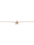 TUTTI star bracelet gold adjustable, imported from the UK