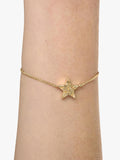 TUTTI star bracelet gold adjustable, imported from the UK