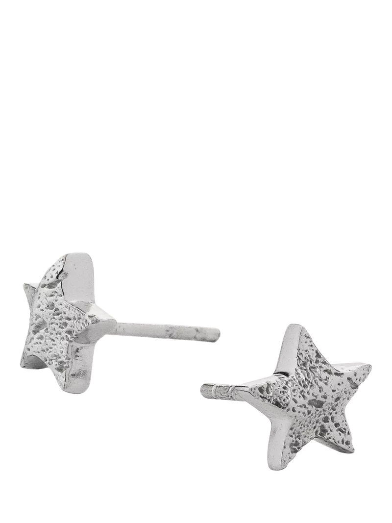 TUTTI Cosma star stud earrings silver - British product