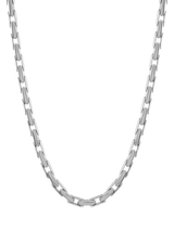 John Lewis TUTTI Refine Textured Chain Necklace, Silver, 42cm- Buy online at McGrocer
