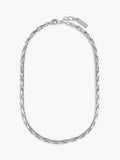 TUTTI Refine textured silver necklace, UK version