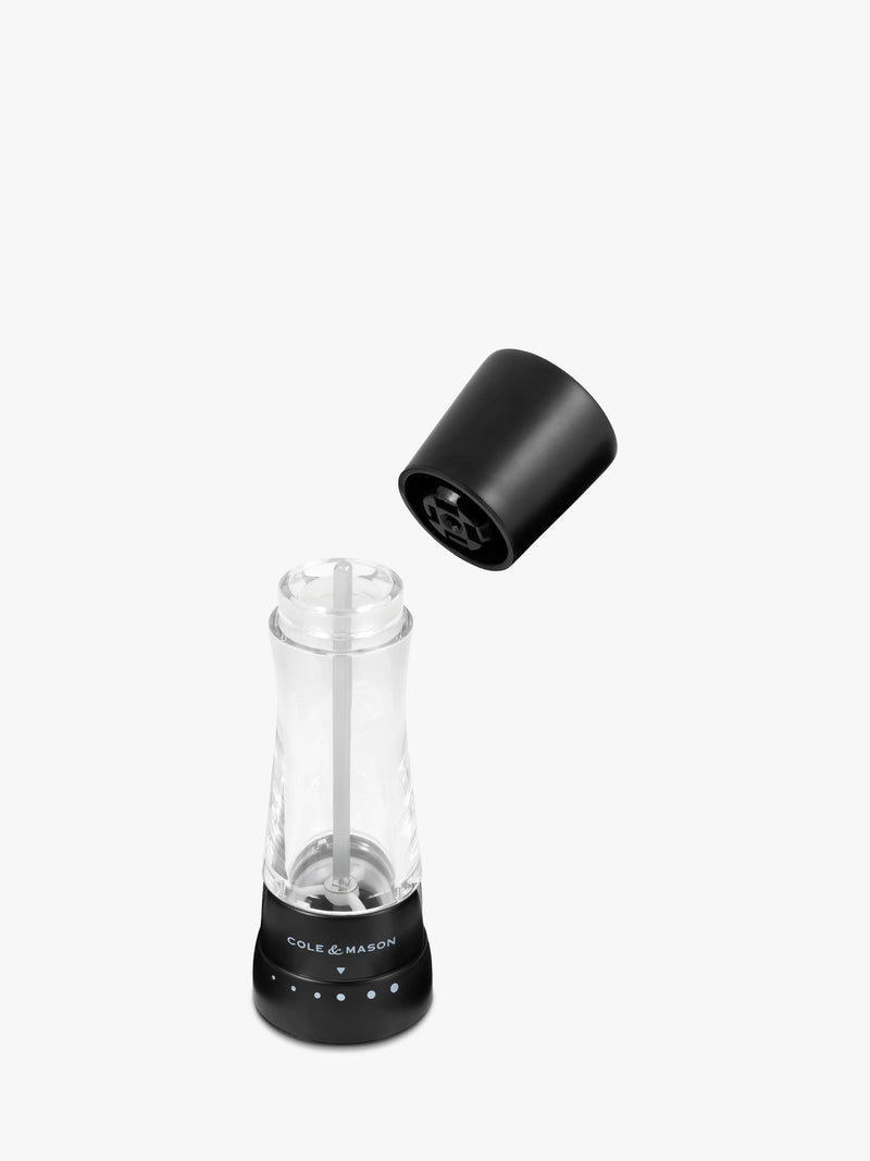 Cole & Mason Derwent salt and pepper mill set matt black - British product