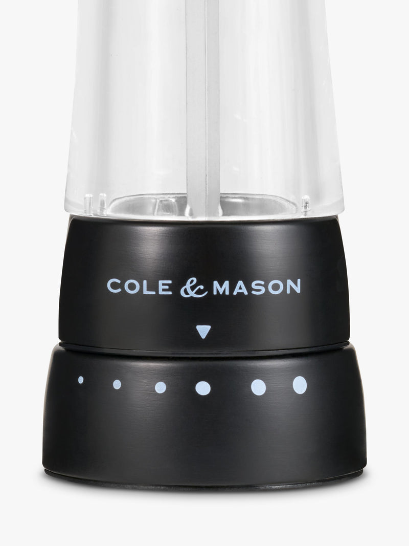 Cole & Mason Derwent salt and pepper mill set matt black - British product