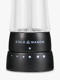 Cole & Mason Derwent salt and pepper mill set matt black - British product