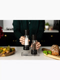 Cole & Mason Derwent salt and pepper mill set matt black - British product